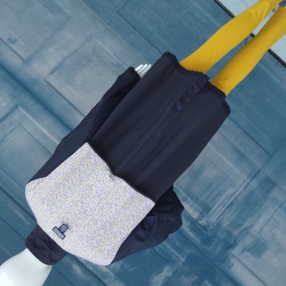 LANDS END Pure Cotton Fully Lined Ladies Trench (Floral Lining w/Accents) - Picture 14 of 17